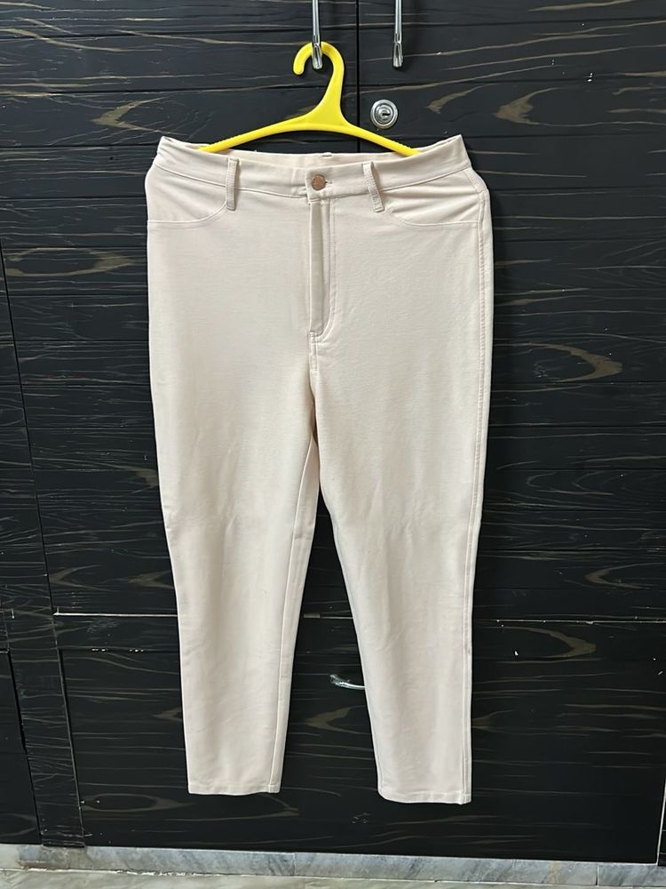 Forever-21 Nude Slim Pants