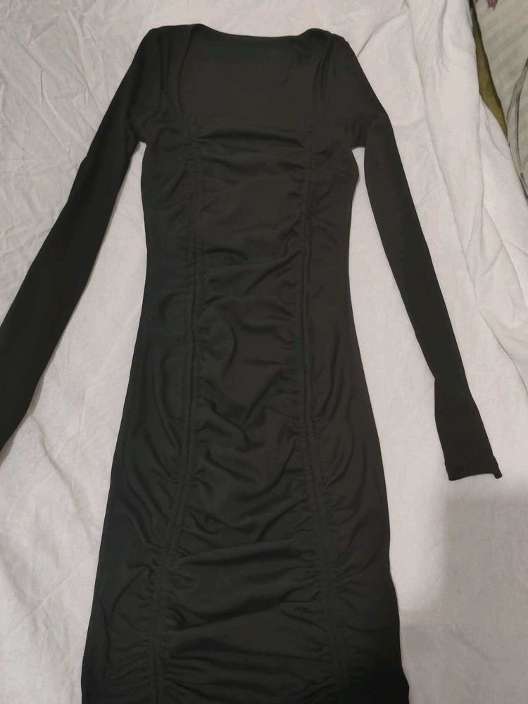 Ruched Bodycon Mini Dress