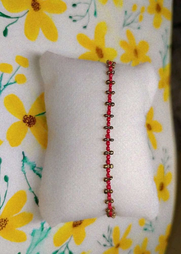 Red Beaded Bracelet