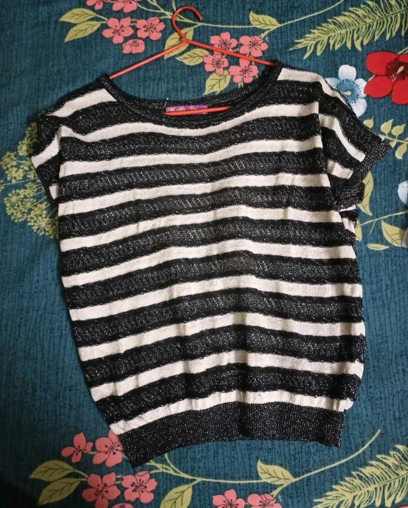 Sheer Shimmer Top