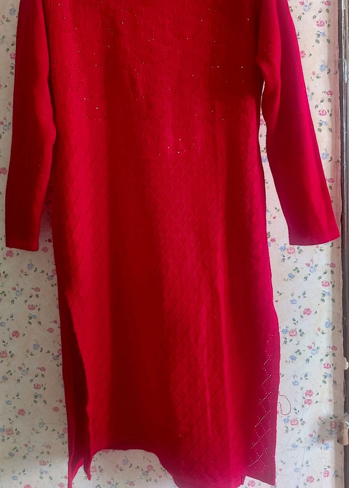 Woolen Kurta With Palazzo
