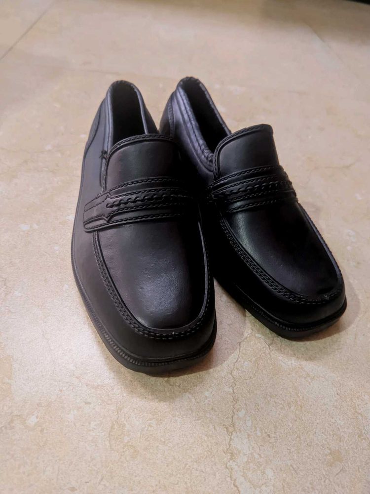 Black Slip-On Loafers