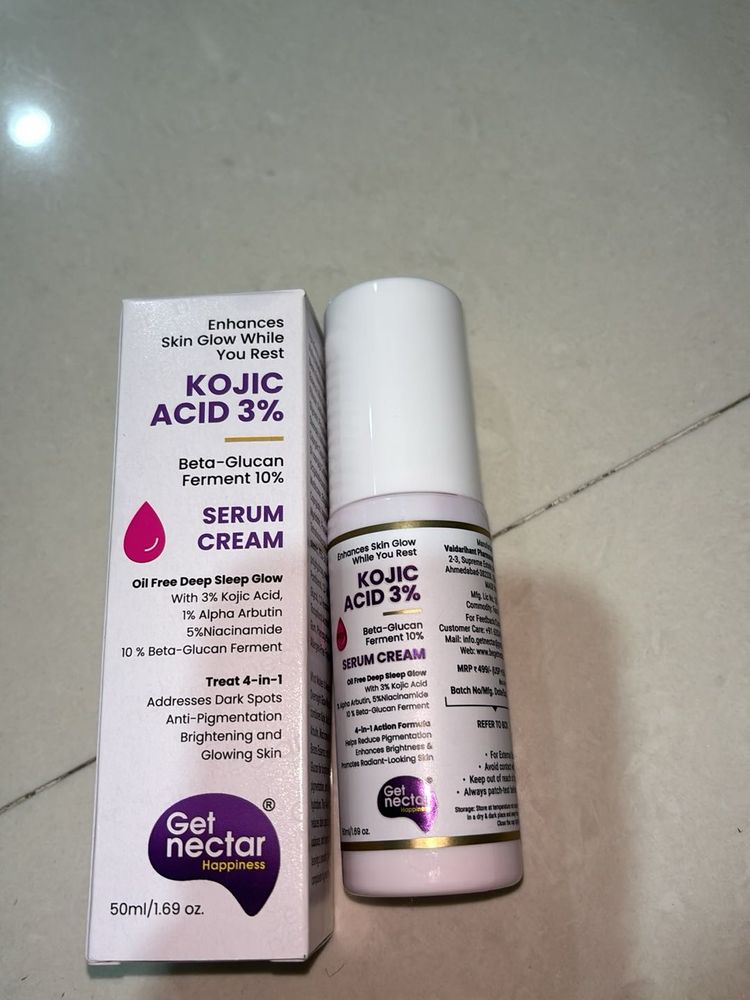 Get Nectar Kojic Acid 3% Serum Cream