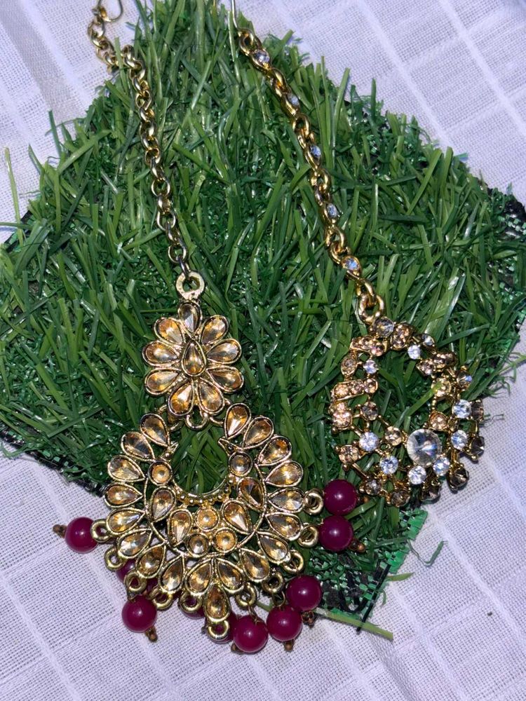 Combo Of Two Maang Tikka