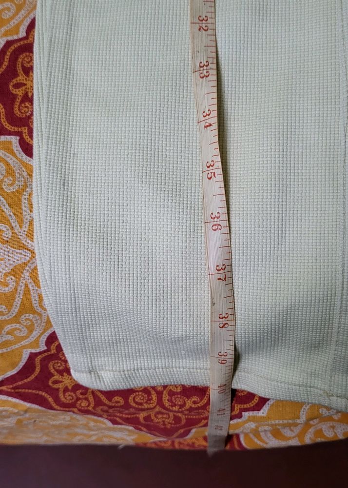 Cream Cotton Jeans For Men