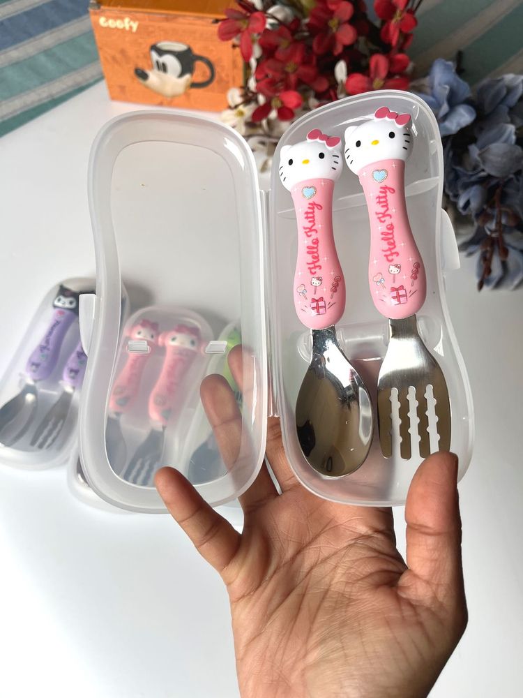 Sanrio Cutlery (spoon&amp;fork) - 1 Set