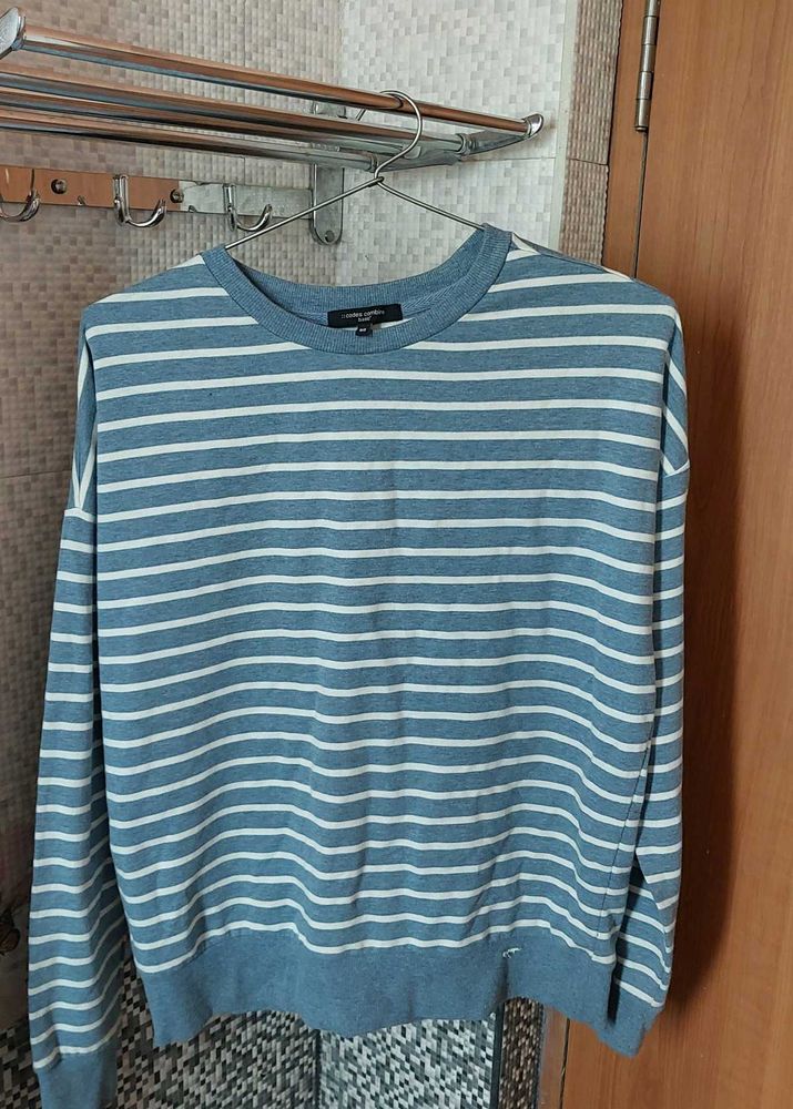 Striped Long Sleeve Sweatshirt