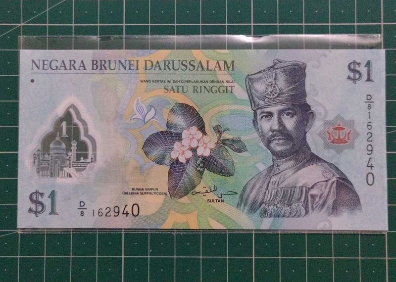 Brunei 1 Ringgit Polymer Banknote 😍🔥