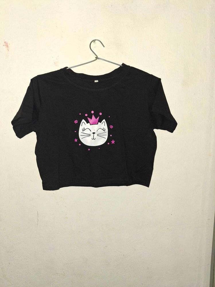 Black Crop Top