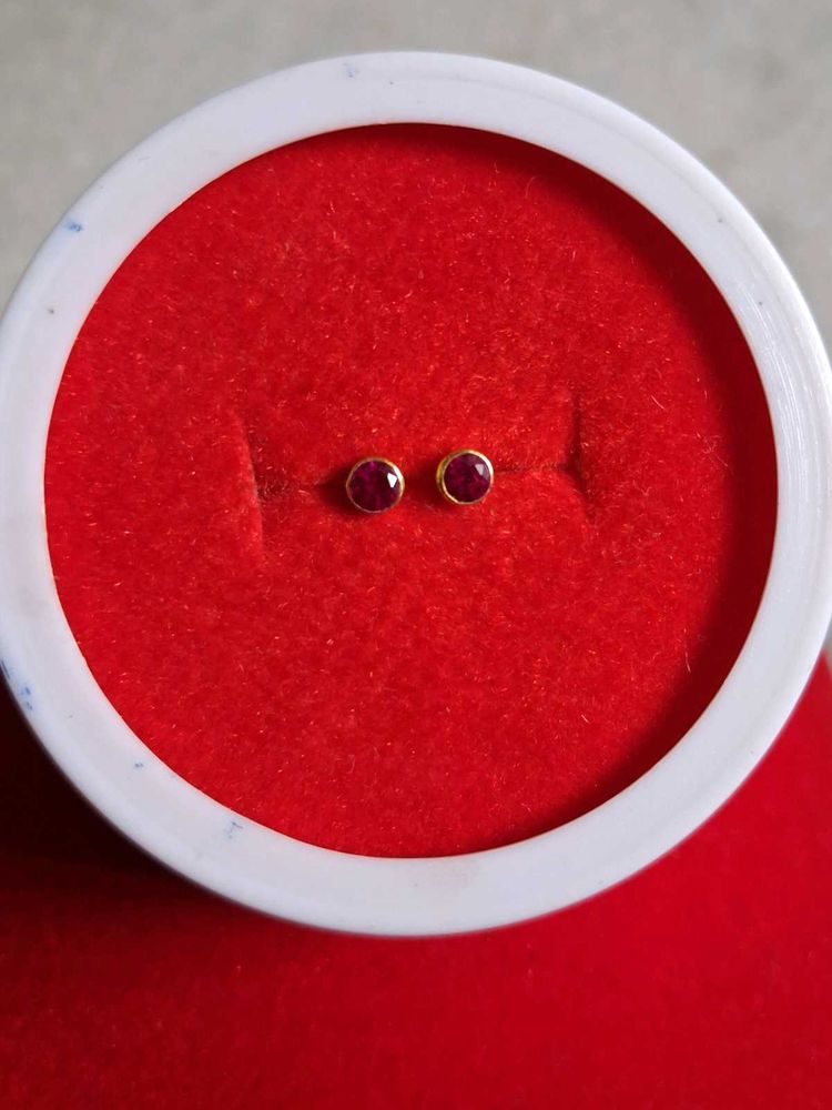 Pink Stud Earrings 😍