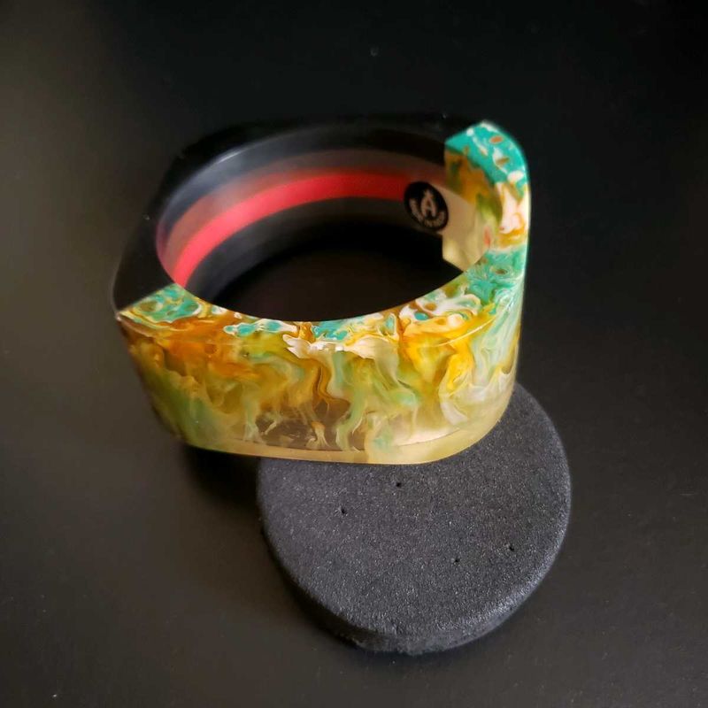Black &amp; Green Bracelet