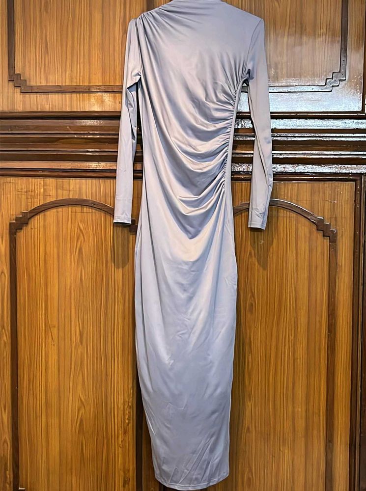 Newme Bodycon Dress With SLIT In Back