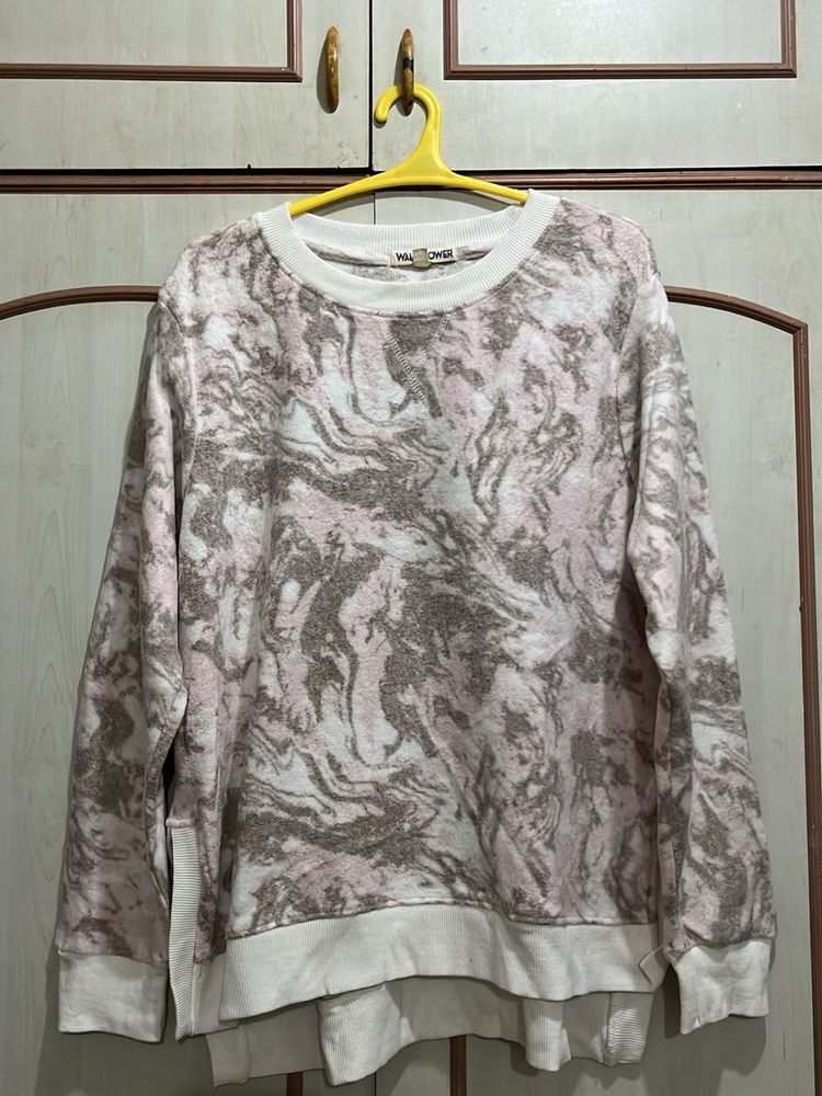 Baby Pink Oversized Swearshirt