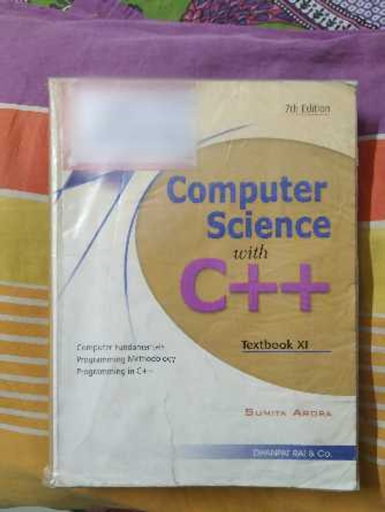 Computer Science with C++ Textbook