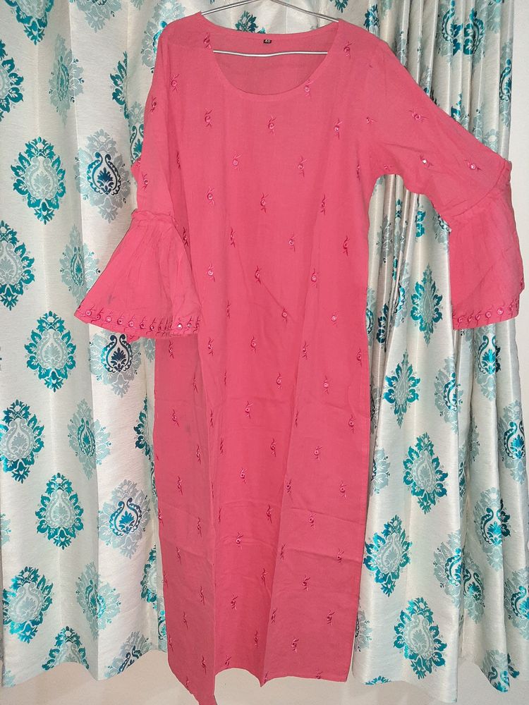Size-40 Kurti Plazo Set