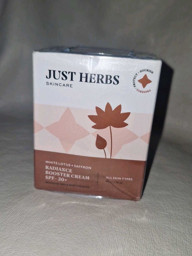 Just Herbs Radiance Booster Cream Spf 30+