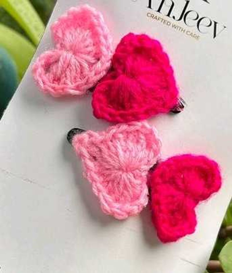 Heart Hair Clips