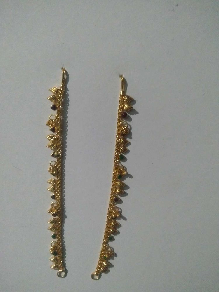 Traditional Gold Plated Ear Chains