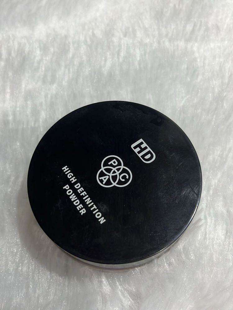 pac loose powder banana and elf foundation