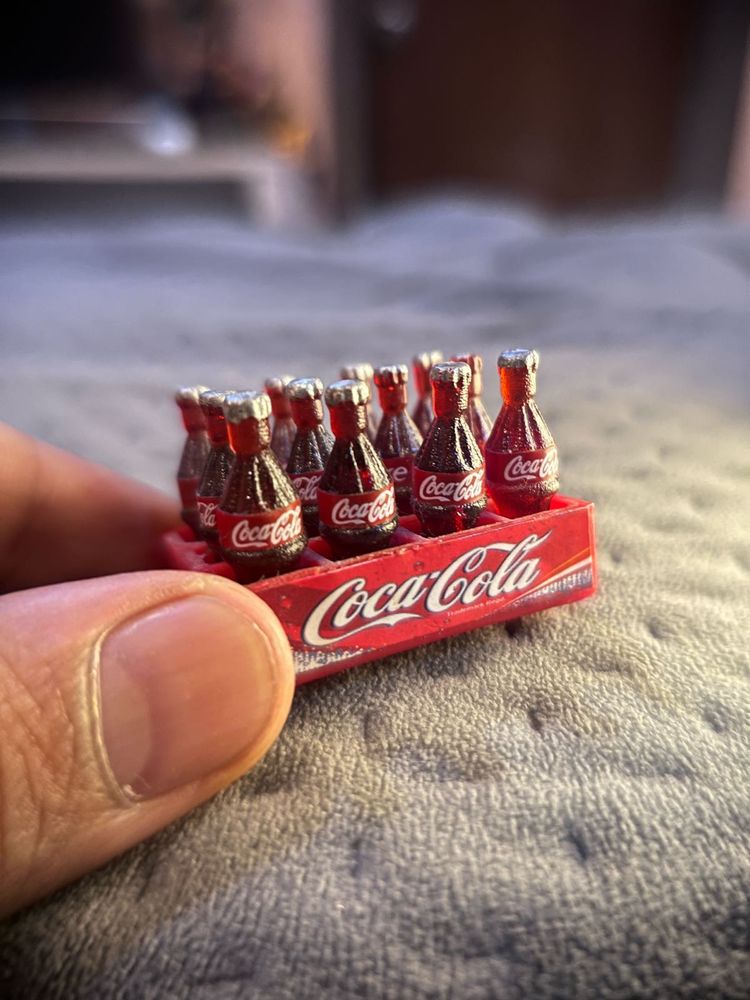 Mini Coca Cola Crate Keychain