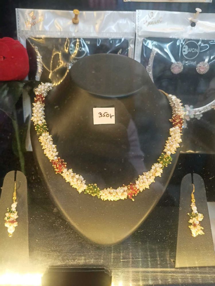 pearl necklace set
