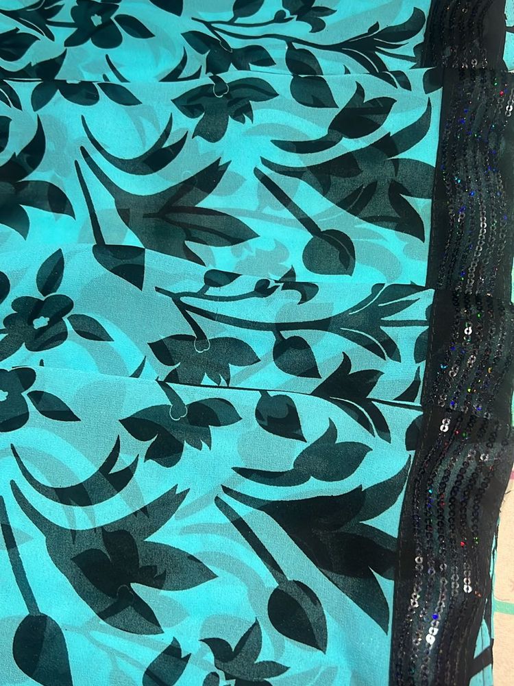 Sequence Border Designer Saree