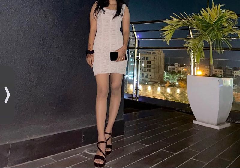 Ruched Bodycon Mini Dress (free Gift Included)