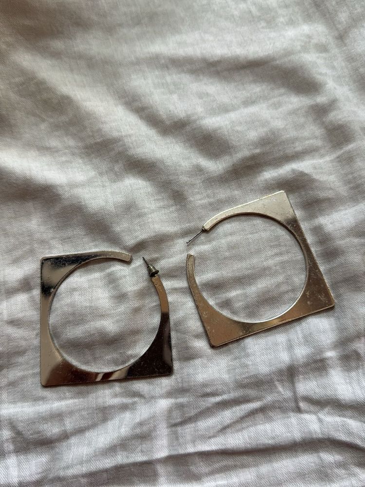 Oxizied Long Earrings