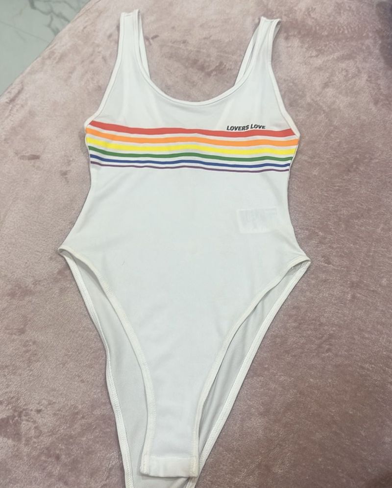 Rainbow Lovers Love Bodysuit (size- XS)