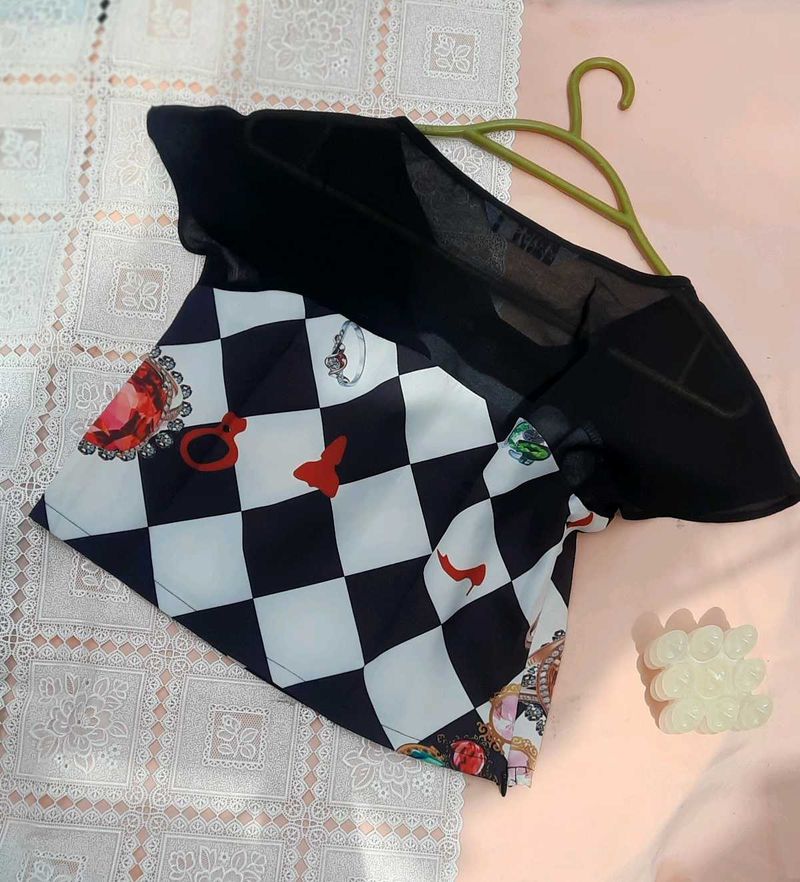 Funky Checkered Top