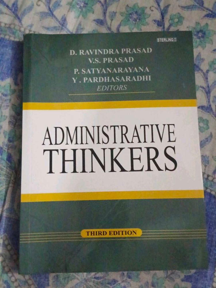 Administrative Thinkers - Third Edition