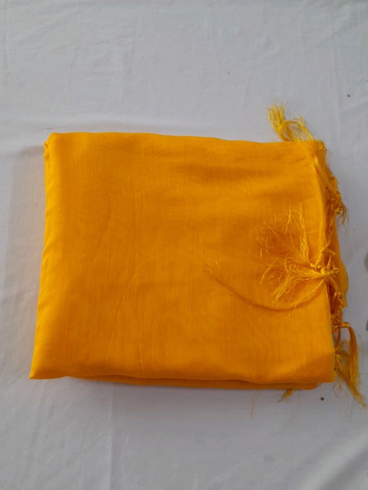Mustard Casual Saree (Women&#39;s)