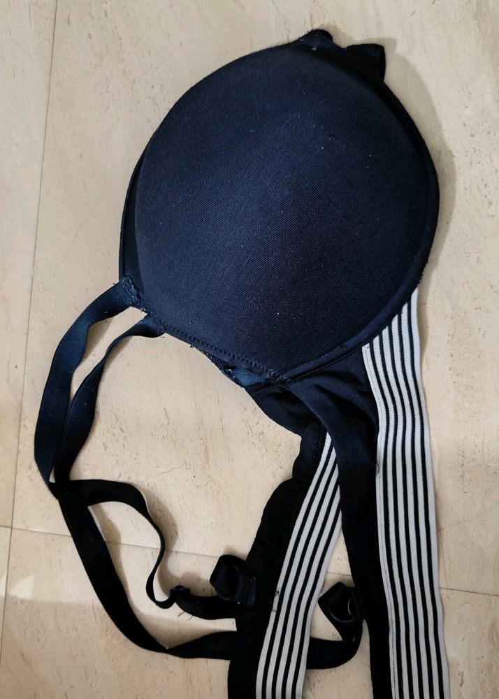 40 D Nevy Blue Bra