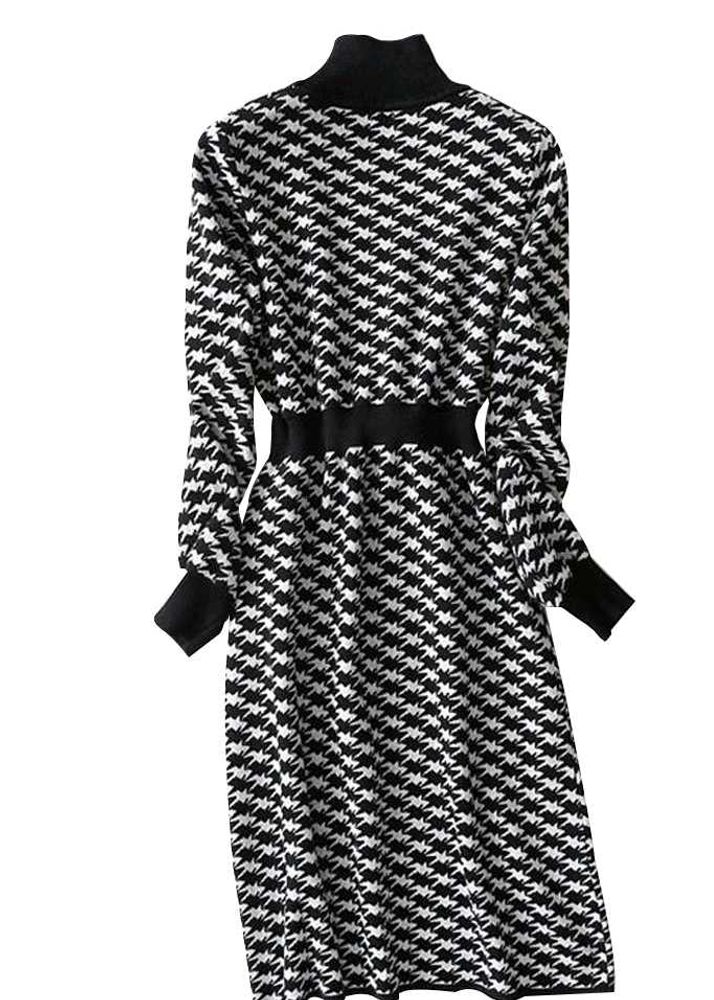 Vintage Houndstooth Dress 🖤