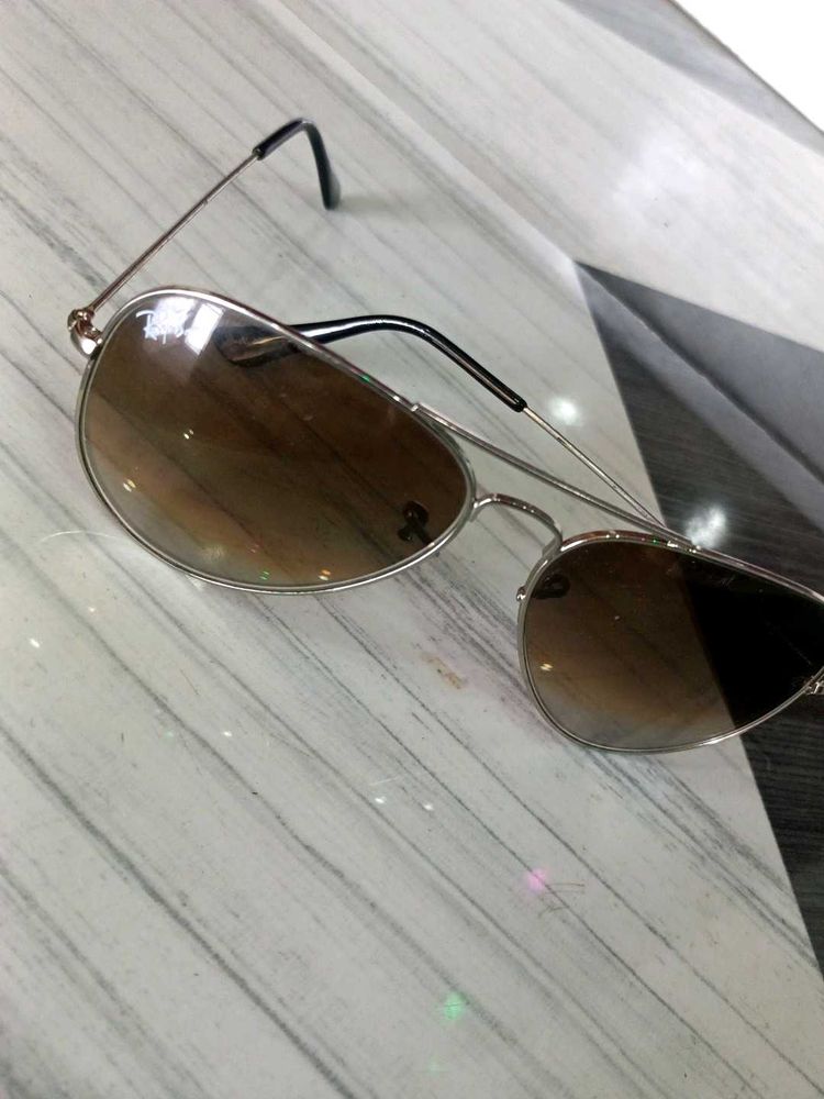 Silver Aviator Sunglasses