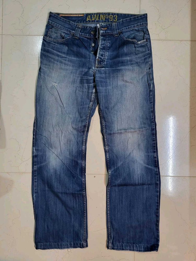 A.W.N93 Straight Fit Denim Jeans