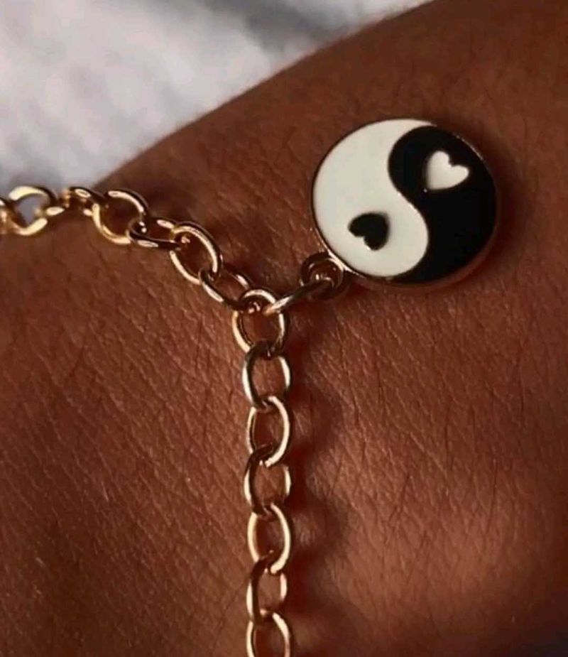 Yin Yang Charm Bracelet