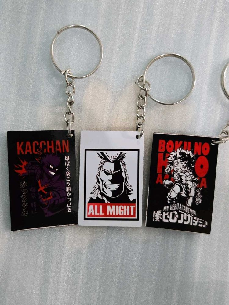 &#34;My Hero Academia&#34; Keychains X 3pcs