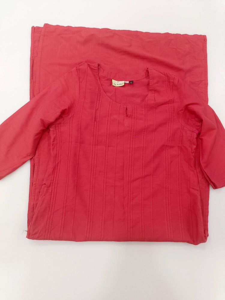 Red Kurta Set