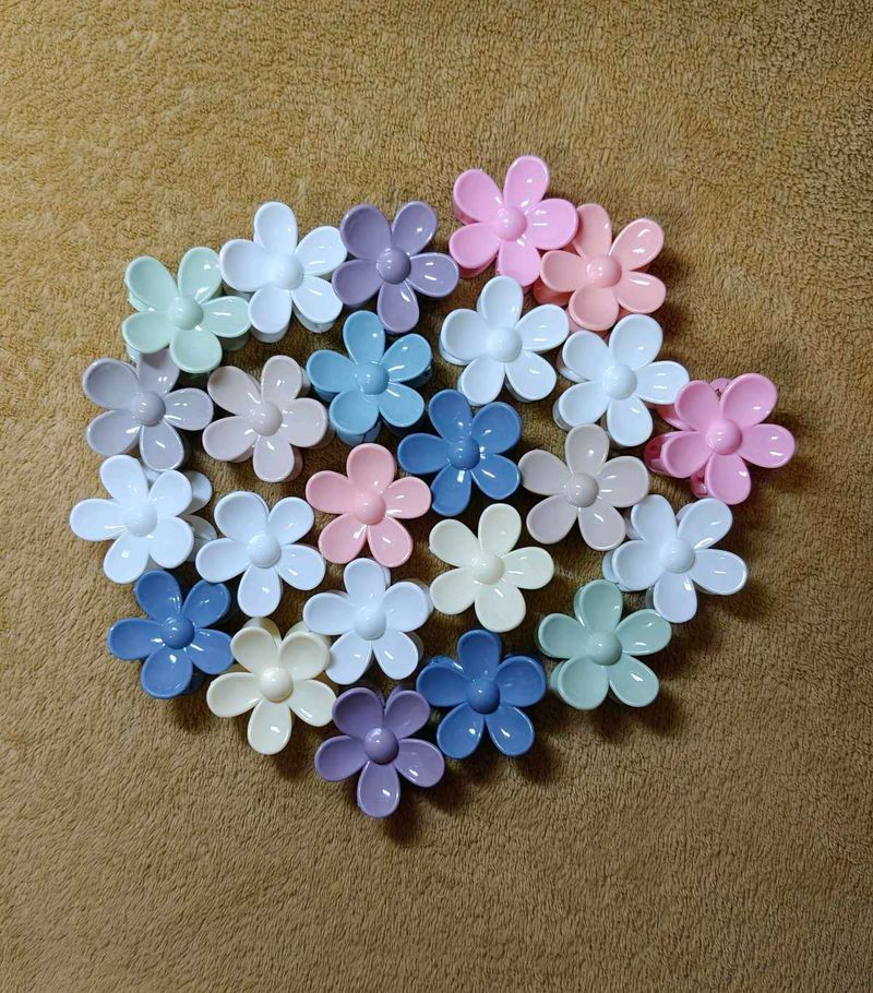Flower Hair Clips (5 Pcs)