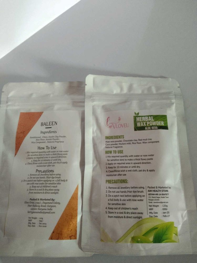 BALEEN &amp; LOVE LOVEU Herbal Wax Powder