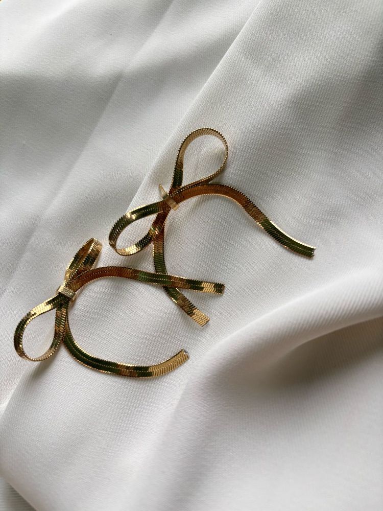Stainless ྀིྀི  Bow Earrings