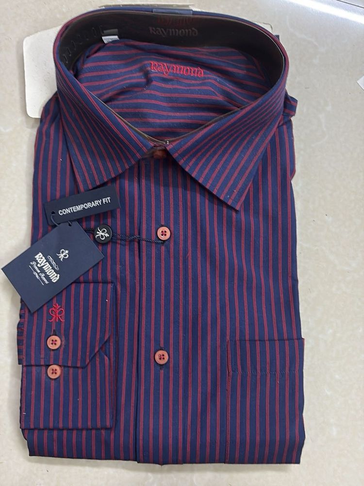 Raymond Striped Formal Shirt