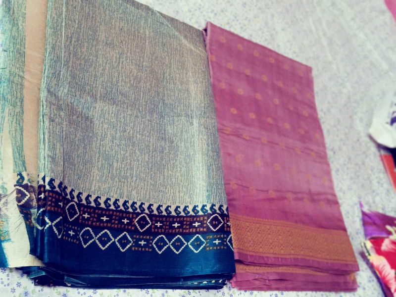 Elegant Sarees  silk saree- Set of 2