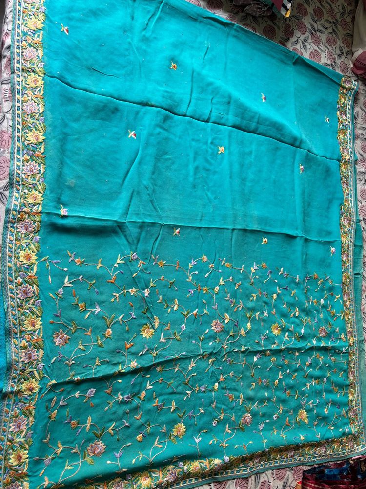 pure goergette parsi gara saree