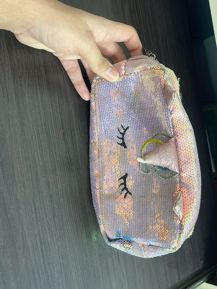 Bless Kraft Pink Unicorn Pouch
