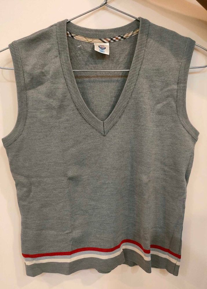 Gray Knitted Top