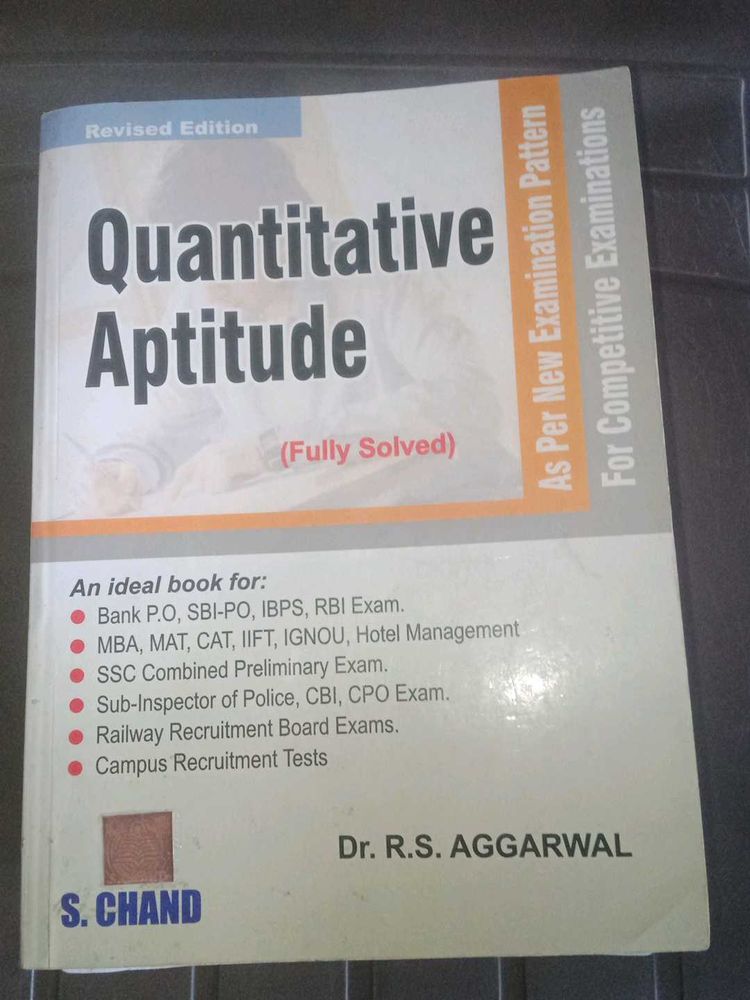 Quantitative Aptitude Book