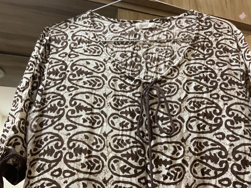 Paisley Print Top