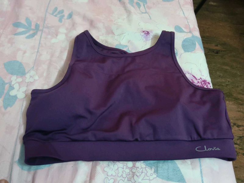 Purple Sports Bra